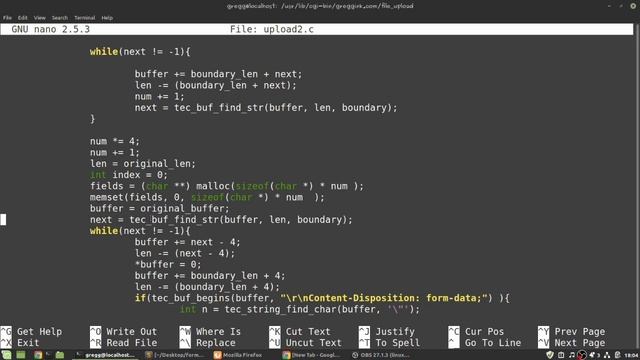 Webprogramming (CGI) in C: creating a file upload page смотреть онлайн