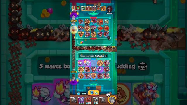 Rush Royale Robot LvL.7 test damage in Co-Op 3chapter Floor 7 смотреть онлайн