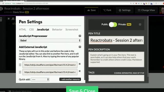 Day 6 - Afternoon, part 3: Reactrobats - Simple React component - XTBC 2017 Session 2 смотреть онлайн