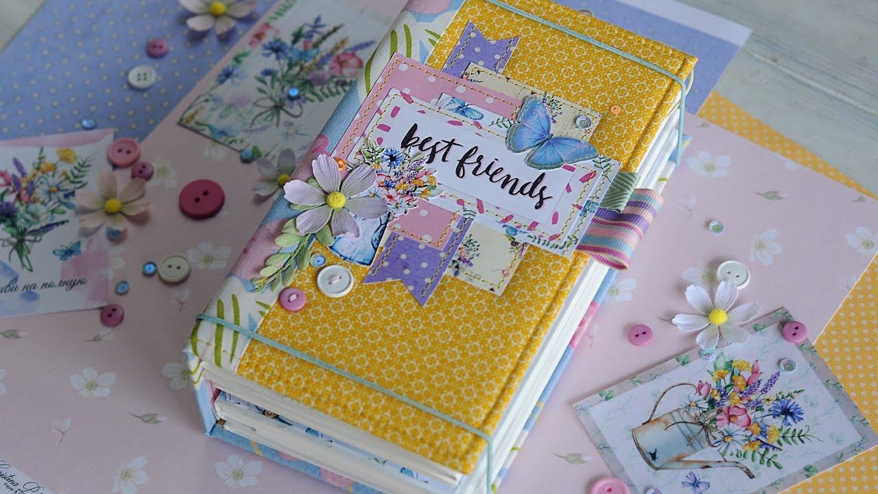 Фотопапка. Обзор миниальбома курса "Миники". Скрапбукинг смотреть онлайн