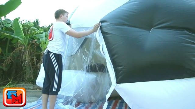 Надувной батут-шатёр 