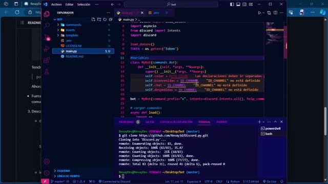 Bot de discord.py v14 ? + Codigo ¡gratis! ? смотреть онлайн