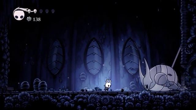 Hollow Knight fight vs first boss "False Knight" смотреть онлайн