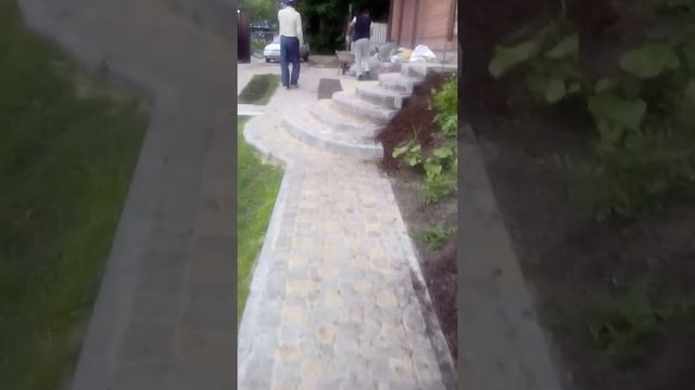 Укладка тротуарной плитки г.Калуга смотреть онлайн