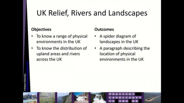 UK relief, rivers and landscapes
