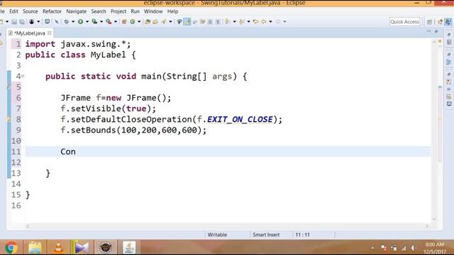 Java Swing(urdru/hindi)-07- JLabel-01- How to create a JLabel смотреть онлайн