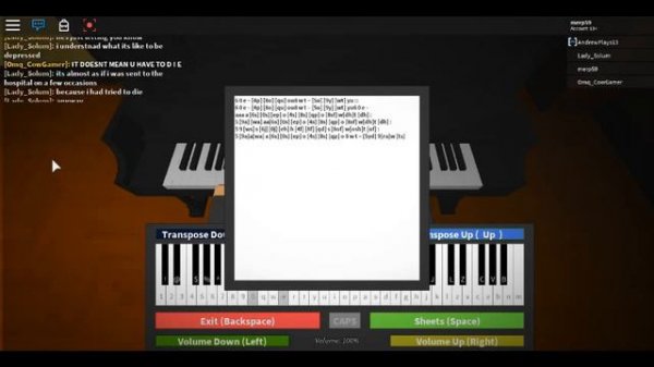 "Whistle" Flo Rida Roblox Piano / Virtual Piano [NOTES IN DESC]