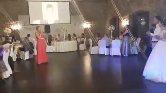 Вокальный подарок на свадьбу от мамы жениха в Калининграде. смотреть онлайн