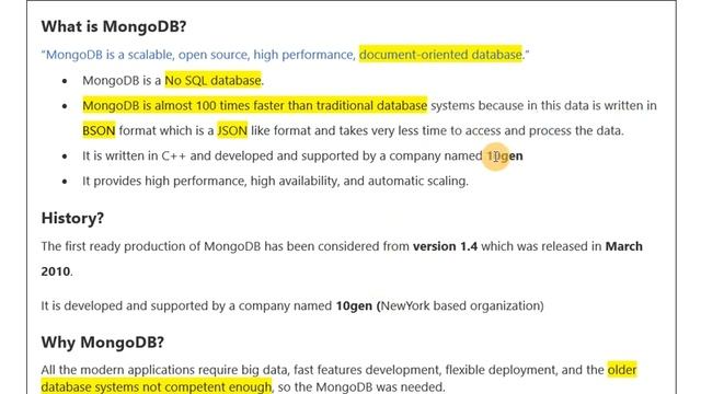 Ep-1, Overview of MongoDB смотреть онлайн