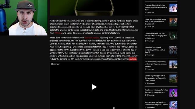 LEAKS 3080 TI AND 3070 TI ON THE WAY!? WHAT WE KNOW!! CRYPTO MINERS REJOICING!! смотреть онлайн