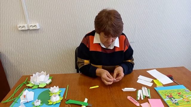 Мастер класс Кувшинка в технике оригами смотреть онлайн