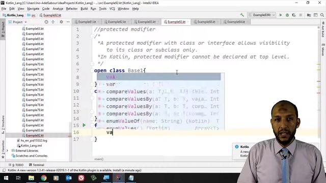 77 Android Kotlin OOP access or visibility modifiers protected modifier смотреть онлайн