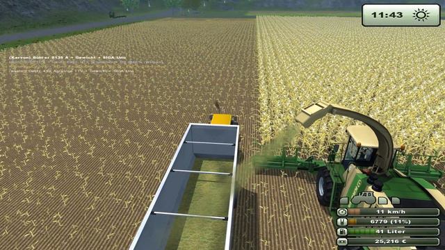 Mais gehäcksel im Akkord - LS 13 Farming Simulator Let's Play Together #42 смотреть онлайн