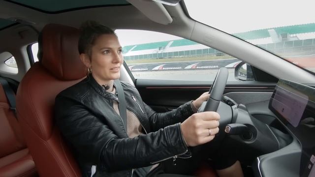 First ever track test of the Xpeng P7 @ Rudskogen, Norway смотреть онлайн