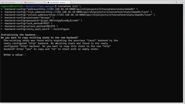 Terraform http backend with Gitlab & How to import and manage existing Gitlab repos by Terraform смотреть онлайн