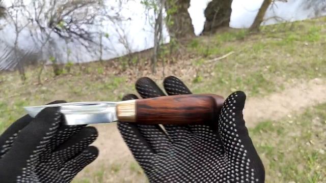 нож Финский охотничий №1. Русский Булат. смотреть онлайн