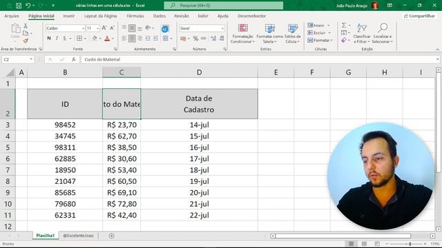 Como Escrever Várias Linhas na Mesma Célula | Pular Linha no Excel смотреть онлайн