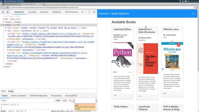 5 - XPath Exercise смотреть онлайн