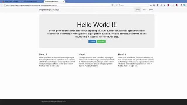 8 Multi Column layout using bootstrap смотреть онлайн