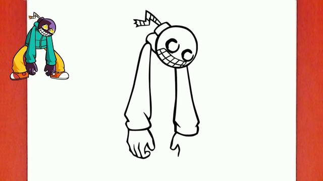 How To Draw Friday Night Funkin Whitty | FNF - Whitty Mod ( Test )