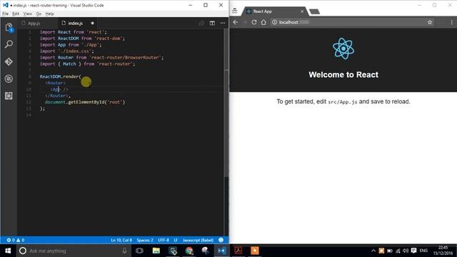 Intro to React Router V4 смотреть онлайн