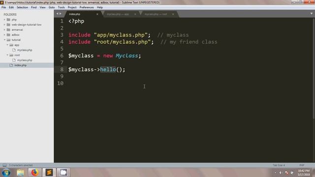 Object-Oriented PHP Bangla Tutorial Part-6(Namespace) смотреть онлайн