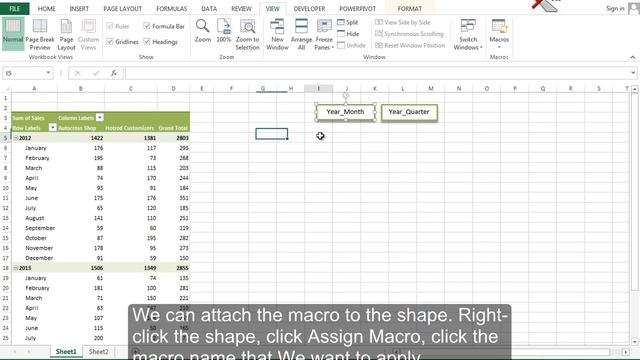 Using Macros and Pivot Tables in Excel 2013 смотреть онлайн