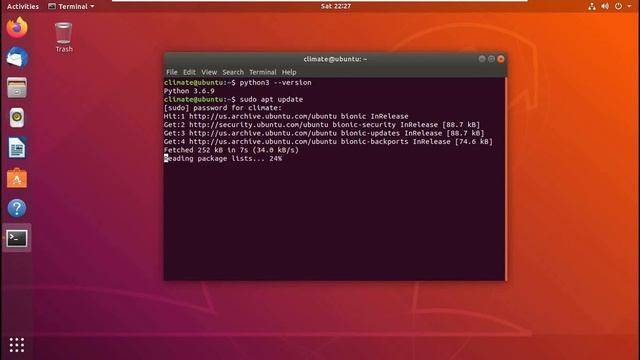 Install pip3 for python on Ubuntu 18.04 смотреть онлайн