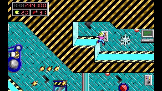 Commander Keen 5 - The Armageddon Machine: Defense Tunnel Vlook (1991) [MS-DOS] смотреть онлайн