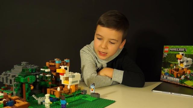 ? КУРЯТНИК для ЛЕГО НУБика Майнкрафт LEGO Minecraft смотреть онлайн