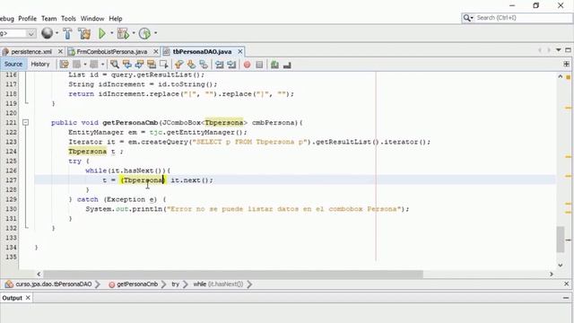 11 - Llenar un JComboBox desde MySQL con JPA | Curso Java Swing JPA смотреть онлайн