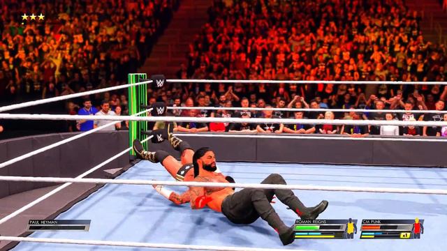 CM Punk vs. Roman Reigns | WWE Universal Championship Match смотреть онлайн