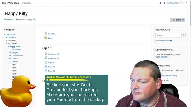 How to Backup www and moodledata directories смотреть онлайн