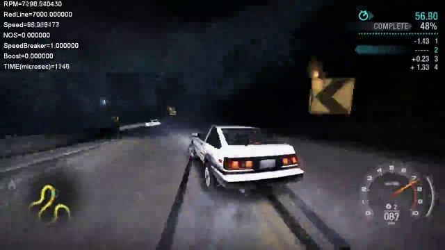 Toyota Trueno в NFS Carbon