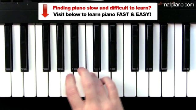 G Minor Scale - Piano Lesson Easy Beginners Free Online How To Play Keyboard Tutorial смотреть онлайн