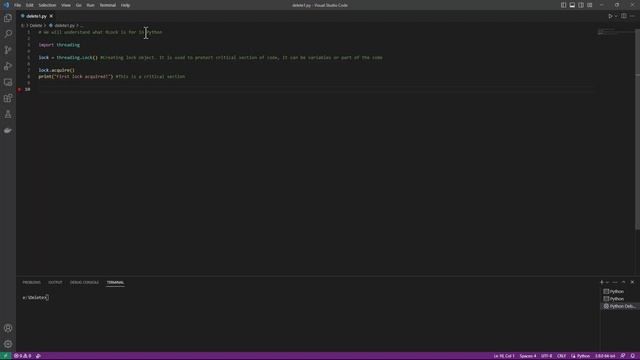 Understanding Python RLock at a basic level смотреть онлайн