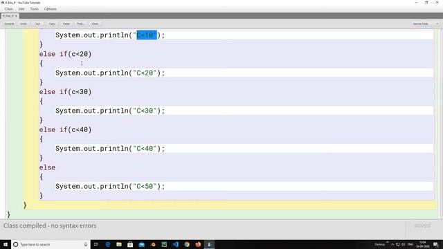08. If-Else and If-Else-If in Java - Complete Java Course for Classes IX & X смотреть онлайн