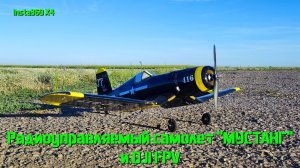 Радиоуправляемый самолет МУСТАНГ и DJI FPV