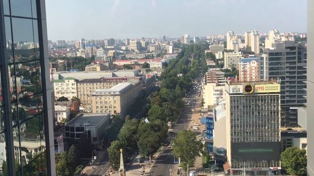 Краснодар с высоты 21 этажа! смотреть онлайн