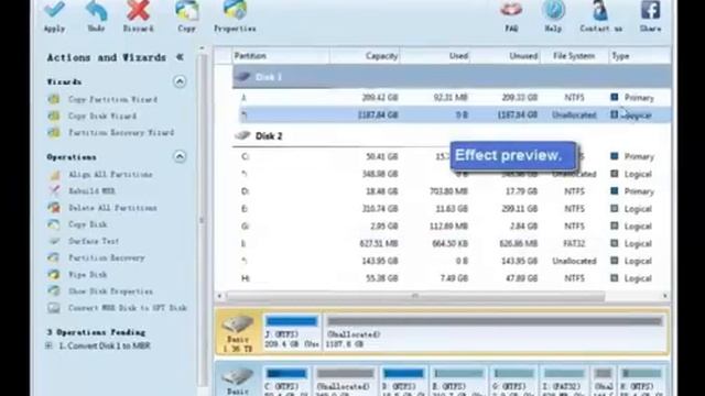 Convert GPT disk to MBR disk | MiniTool Partition Wizard Official Video Guide смотреть онлайн
