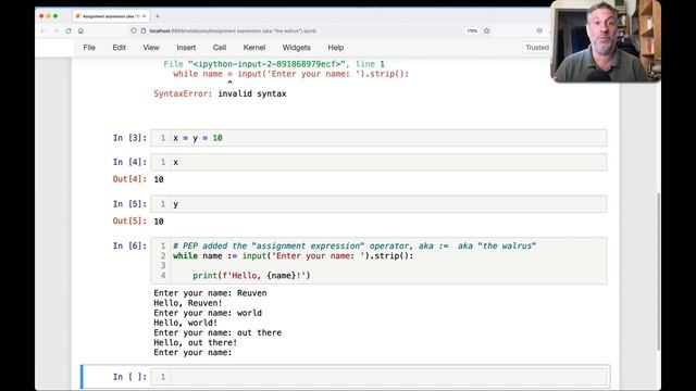 Python's assignment expression ("walrus") operator: What, why, and how смотреть онлайн