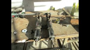 Стойка для болгарки из автомобильных стоек