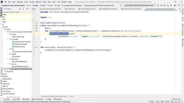 Stateless web application with spring security & JWT смотреть онлайн