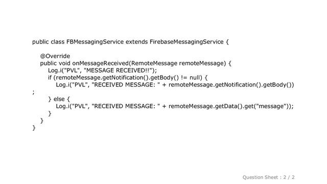 Android : Firebase onMessageReceived not called when app in background смотреть онлайн