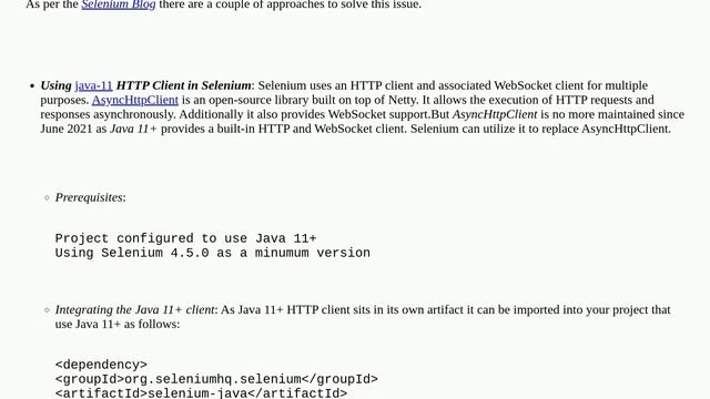 org.openqa.selenium.remote.http.ConnectionFailedException: Unable to establish websocket connecti.. смотреть онлайн