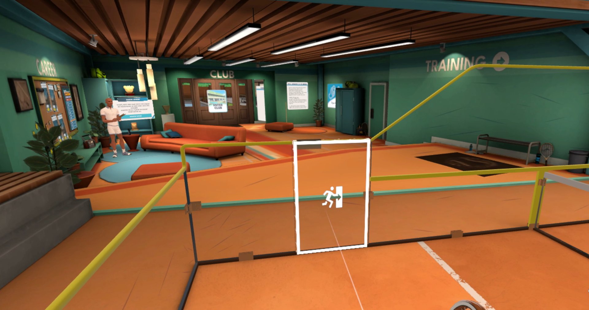 Большой теннис.Виртуальный симулятор.RacketClub.VR смотреть онлайн