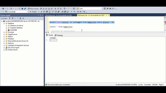 SQL Server Tutorial | Funzioni di aggregazioni in SQL (COUNT, SUM, AVG, MIN e MAX) смотреть онлайн