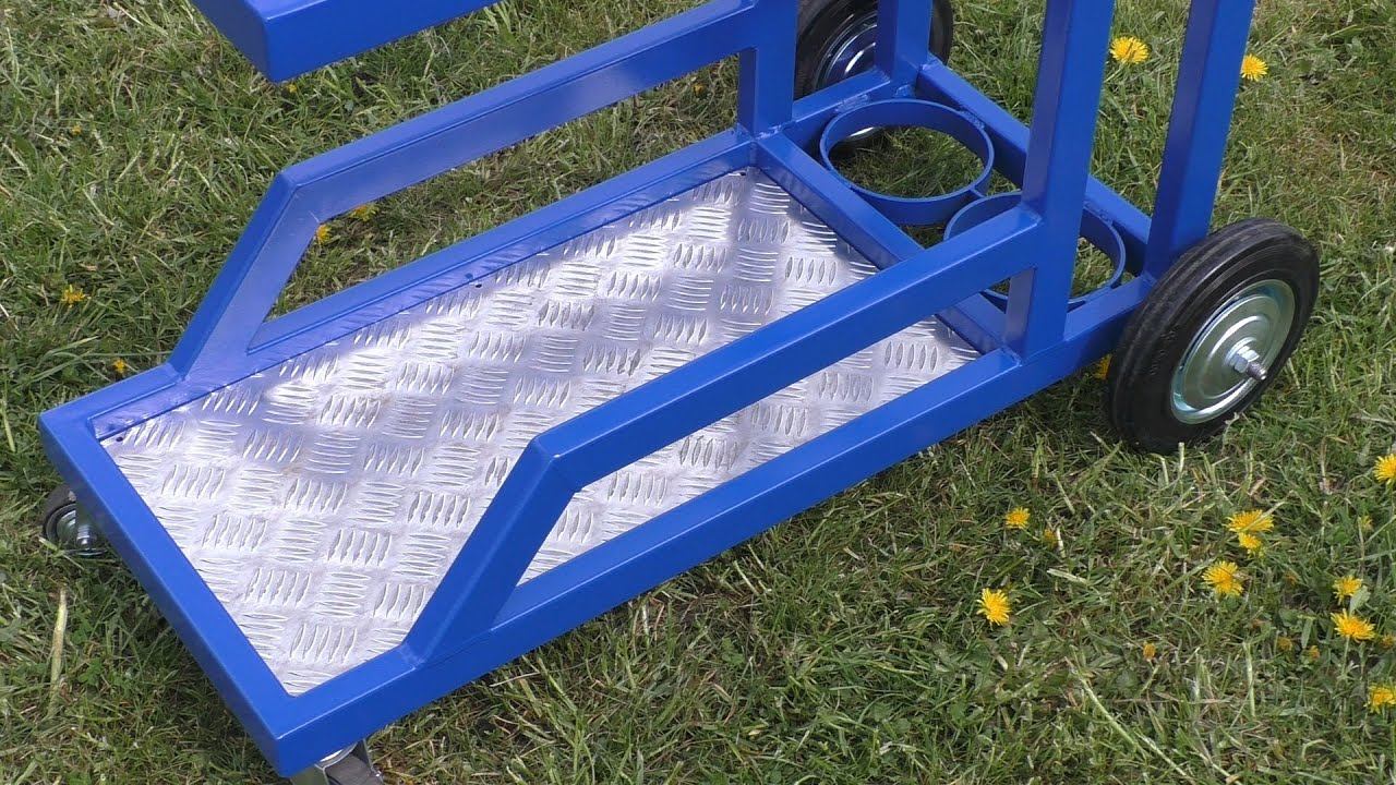 Тележка для сварочного аппарата! Production of welding cart смотреть онлайн