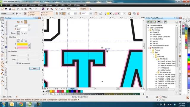 Outline And Contours And Cutlines - OH MY!