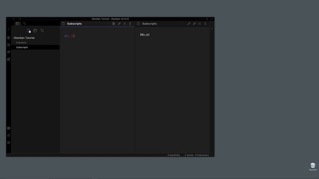 How to Add a Subscript in Obsidian Using Markdown смотреть онлайн